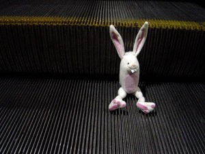 Bunny with escalator